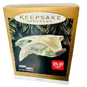 HALLMARK KEEPSAKE ORNAMENT STAR TREK THE NEXT GENERATION ROMULAN WARBIRD 1995